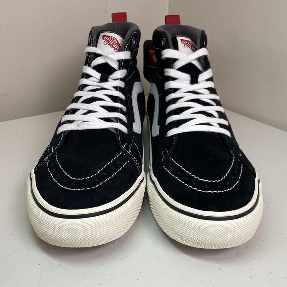 Vans MTE Men’s Size 10.5 Shoes Sk8 Hi Black White Boots New with Tags Cold Lined - Picture 5 of 10
